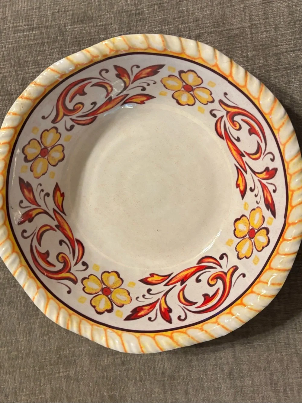 Multiple serving bowls and plates